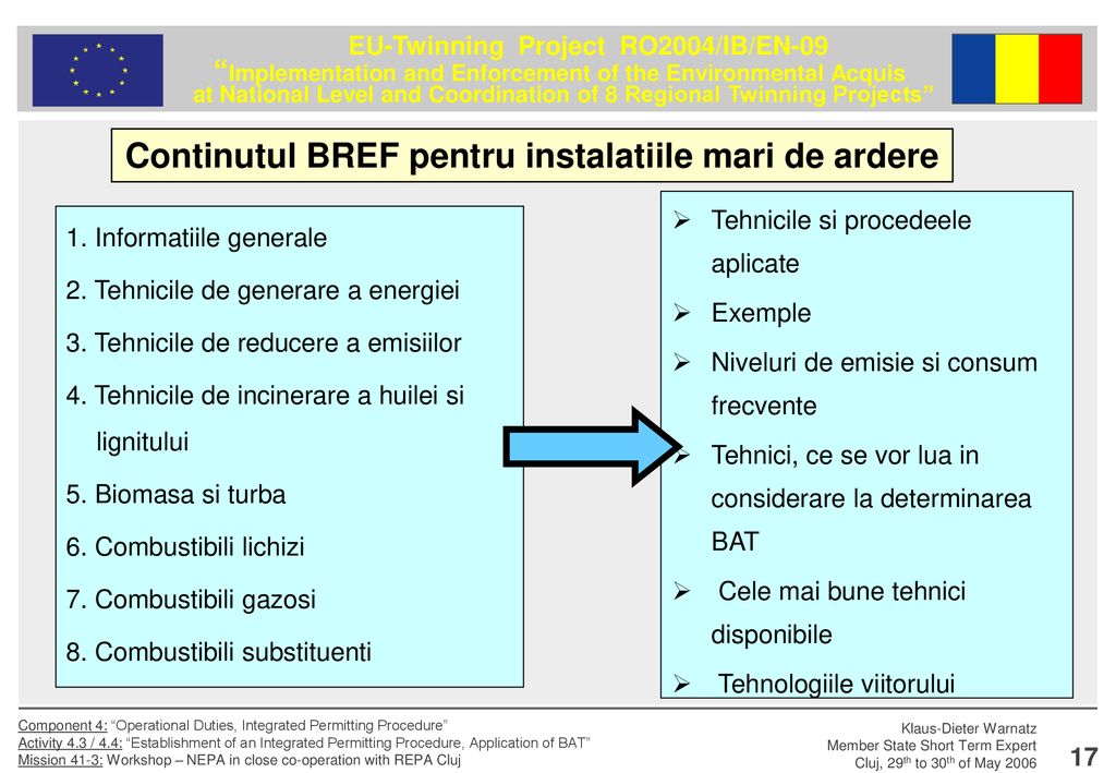Procedura de autorizare ppt herunterladen PPT Genehmigungsverfahren nach der EGO 1522005 Anwendung